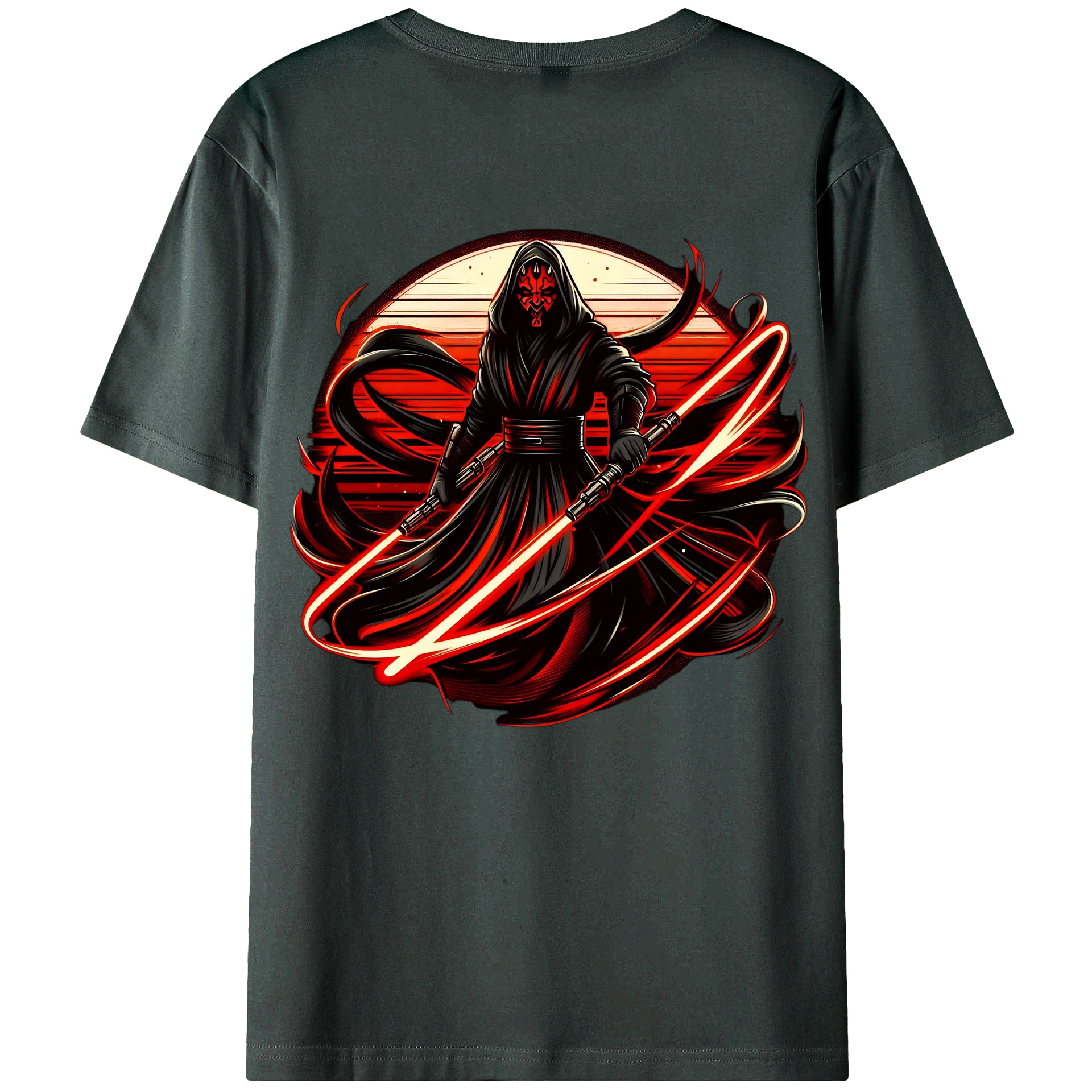 （画像用） スター・ウォーズ Star Wars 綿100％ メンズ半袖Tシャツ（バックプリント） 通気性